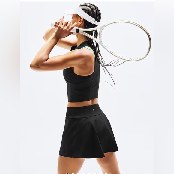NWT Athleta 2X Ace Advantage 15 1/2” skort black - Picture 1 of 10